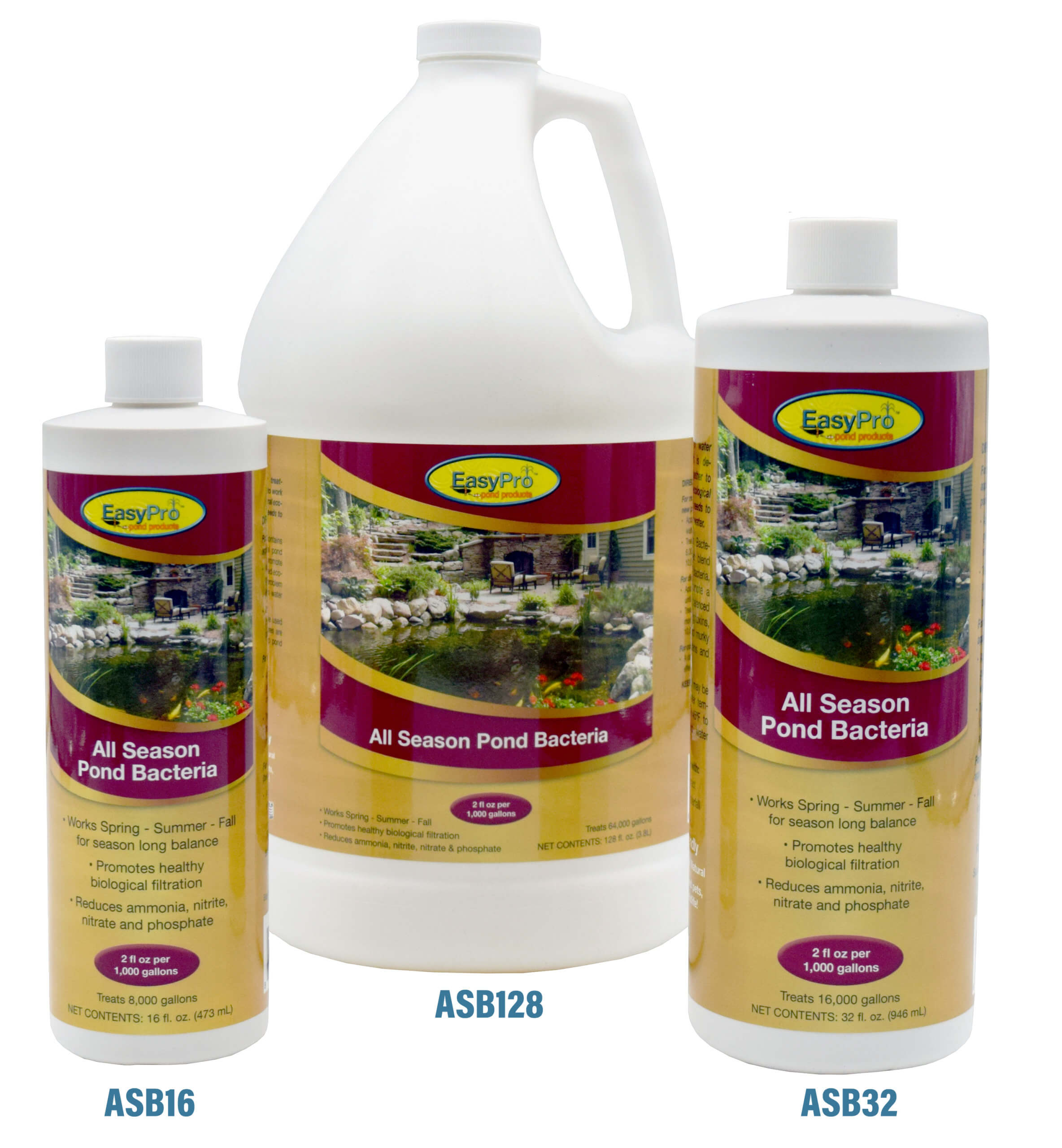 All Season Liquid Pond Bacteria – Quart/32 fl. oz.